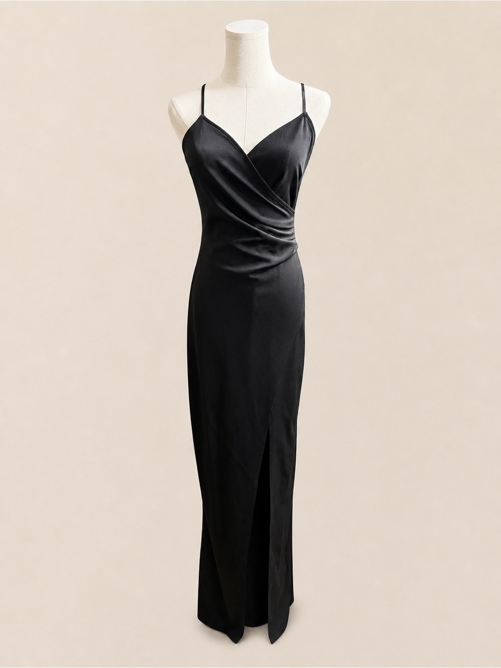 Black Formal Dress with Side Slit